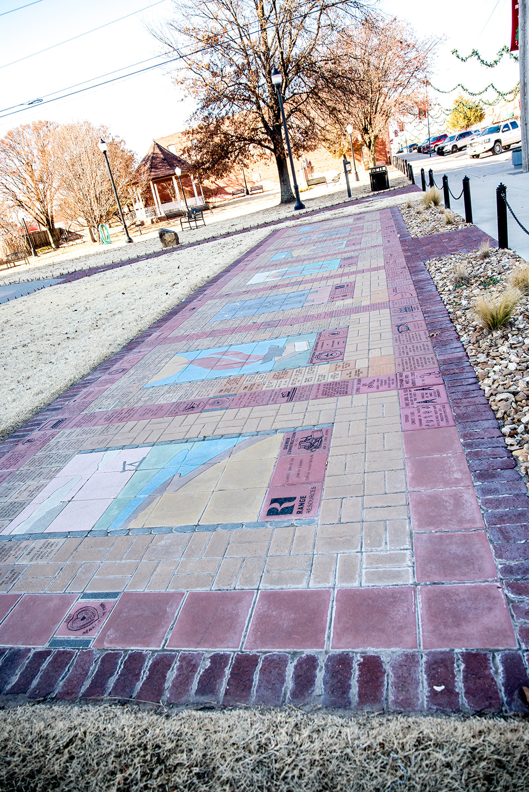 Centennial Park Brick Walkway