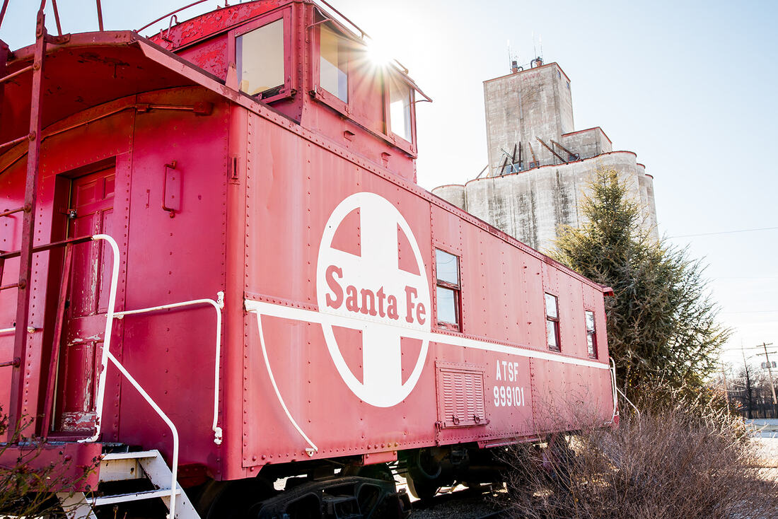 Sante Fe Depot in Tonkawa, Oklahoma